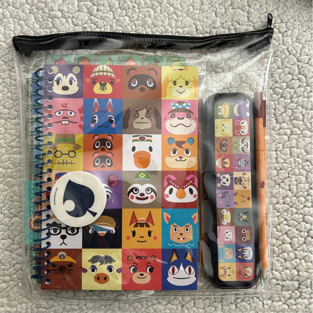 Animal Crossing Stationary Kit